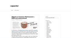 Desktop Screenshot of capacitor.constantvzw.org